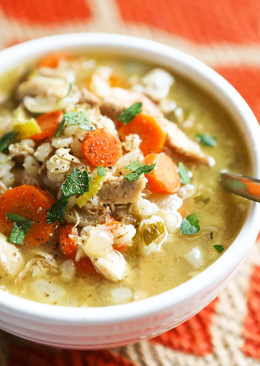 Turkey Barley Soup Hearty and Healthy Pip and Ebby